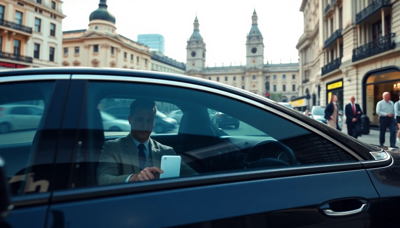 Experience premium chauffeur service london with a professional driver in a luxurious vehicle.